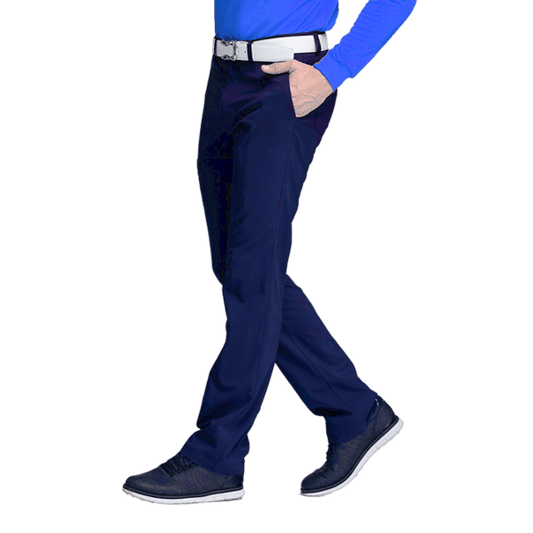 GoPlayer Elastic Waist Quick-Drying Golf Pants (Navy Blue)