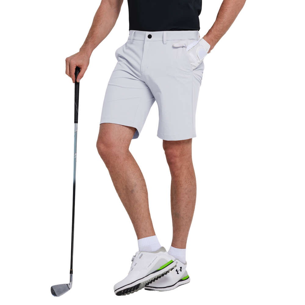 GoPlayer ウエストゴム速乾ゴルフショーツ (ホワイト)