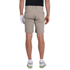 GoPlayer メンズ ウエストゴム ゴルフ ショーツ (カーキ)