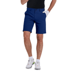 GoPlayer Men's Elastic Waist Golf Shorts (Gray Blue)