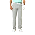 GoPlayer メンズ ゴムウエスト ゴルフ パンツ (ライトグレー)