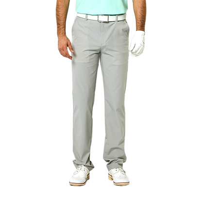 GoPlayer Men's Elastic Waist Golf Pants (Light Gray)