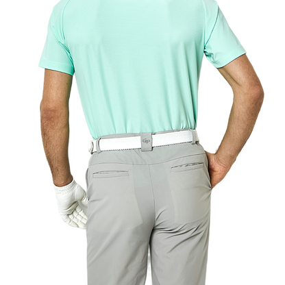 GoPlayer Men's Elastic Waist Golf Pants (Light Gray)