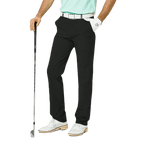GoPlayer Men's Elastic Waist Golf Pants (Black)