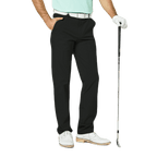 GoPlayer Men's Elastic Waist Golf Pants (Black)
