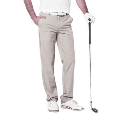 GoPlayer Men's Elastic Waist Golf Pants (khaki)