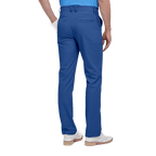 GoPlayer メンズ ゴムウエスト ゴルフ パンツ (グレー ブルー)