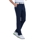 GoPlayer Men's Perforated Breathable Golf Trousers (Navy Blue)