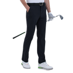 GoPlayer Men's Perforated Breathable Golf Trousers (Black)
