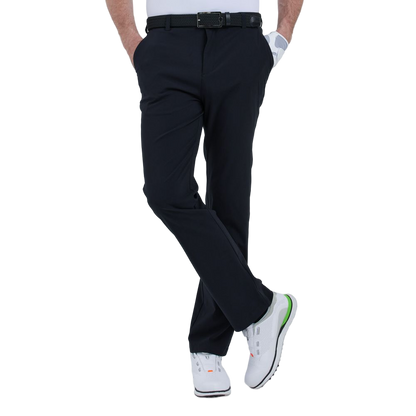 GoPlayer Men's Perforated Breathable Golf Pants (Black)