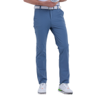 GoPlayer Men's Golf Perforated Breathable Golf Pants (Navy Blue)