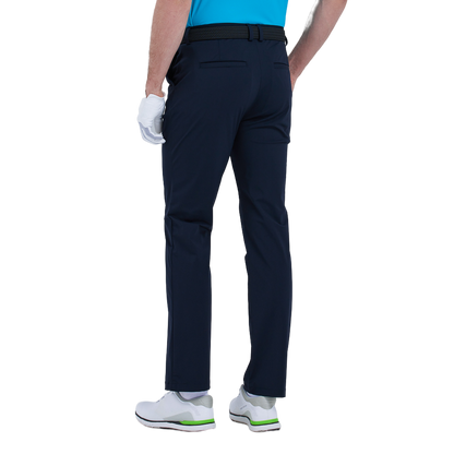 GoPlayer Men's Golf Perforated Breathable Golf Pants (Dark Blue)