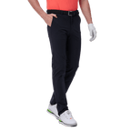 GoPlayer メンズ 超弾性穴あきゴルフ パンツ (ブラック) 2024