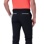 GoPlayer メンズ 超弾性穴あきゴルフ パンツ (ブラック) 2024