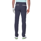 GoPlayer Men's Super Elastic Perforated Golf Trousers (Blue Gray) 2024