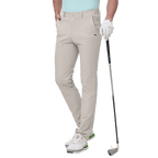 GoPlayer メンズ 超弾性穴あきゴルフ パンツ (ホワイト) 2024