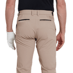 GoPlayer男吸濕排汗高爾夫長褲(卡其)2025