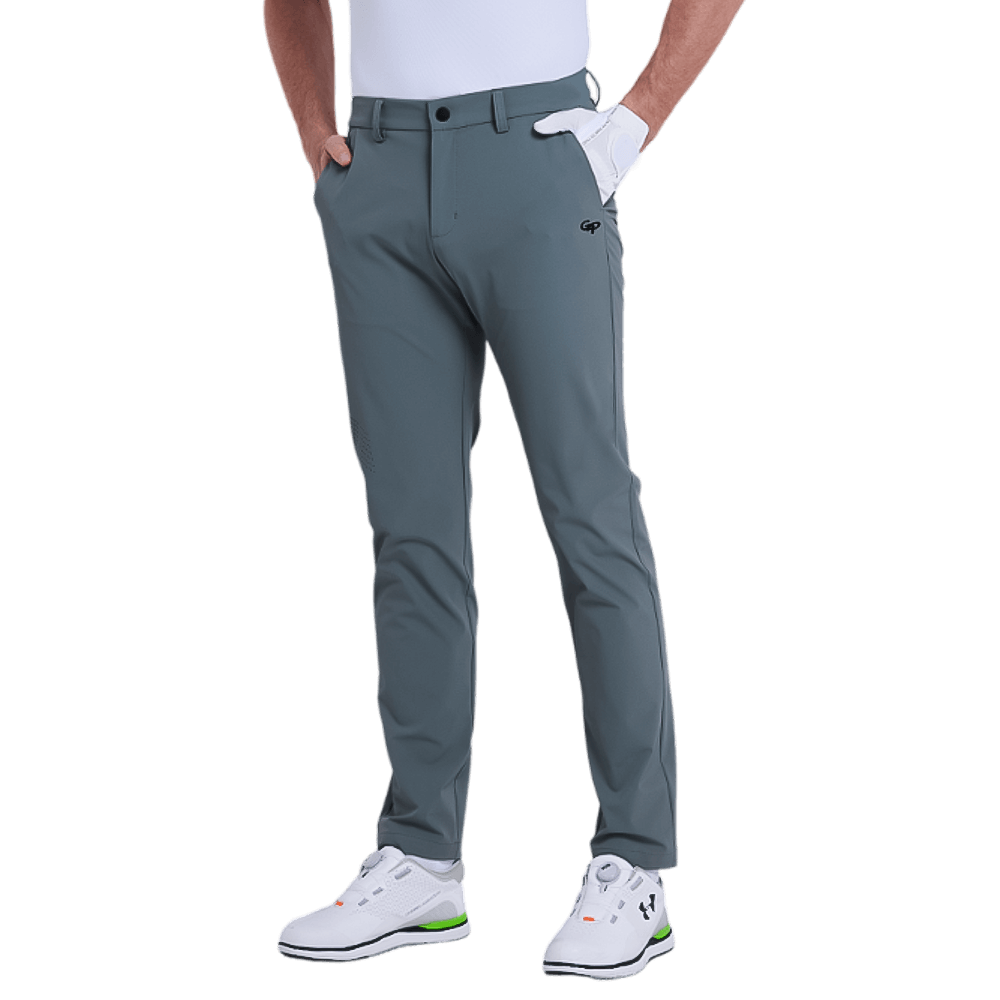 GoPlayer メンズ 吸湿速乾ゴルフパンツ（ダークグレー）2025