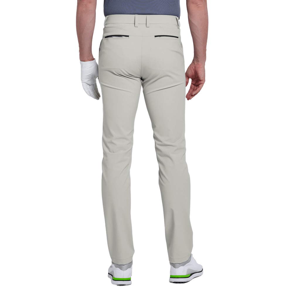 GoPlayer男吸濕排汗高爾夫長褲(淺灰)2025