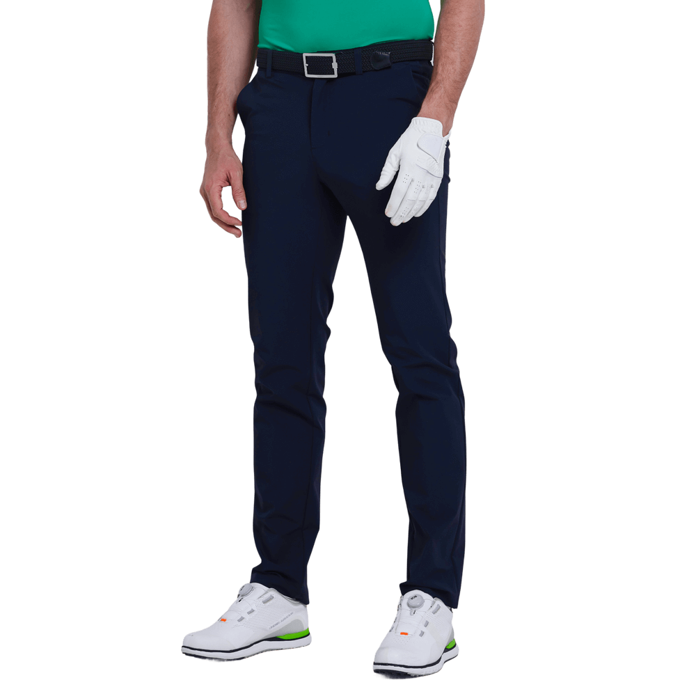 GoPlayer メンズ 吸湿速乾ゴルフパンツ (ネイビーブルー) 2025