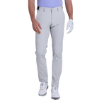 GoPlayer メンズ 伸縮性ウエスト パンチング ゴルフパンツ (コールドグレー)