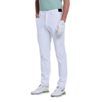 GoPlayer メンズ エラスティック ゴルフパンツ (ホワイト)