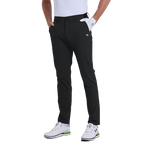 GoPlayer メンズ エラスティック ゴルフパンツ (ブラック)