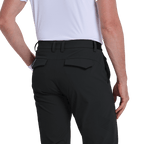 GoPlayer メンズ エラスティック ゴルフパンツ (ブラック)