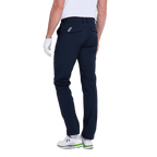 GoPlayer メンズ エラスティック ゴルフパンツ (ネイビーブルー)