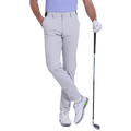 GoPlayer メンズ エラスティック ゴルフパンツ (ライトグレー)