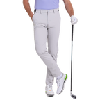 GoPlayer メンズ エラスティック ゴルフパンツ (ライトグレー)