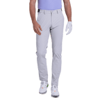 GoPlayer メンズ エラスティック ゴルフパンツ (ライトグレー)