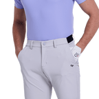 GoPlayer メンズ エラスティック ゴルフパンツ (ライトグレー)