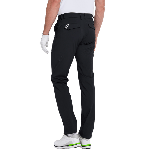 GoPlayer Men's Stretch Twill Golf Pants (Black)