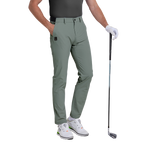 GoPlayer Men's 4-Way Stretch Golf Pants (Bean Green)