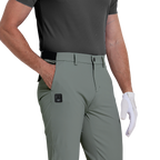 GoPlayer Men's 4-Way Stretch Golf Pants (Bean Green)