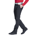 GoPlayer ウエストゴム速乾ゴルフパンツ (双糸ダークグレー)