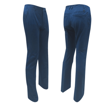 GoPlayer elastic waist quick-drying golf trousers (double yarn blue)