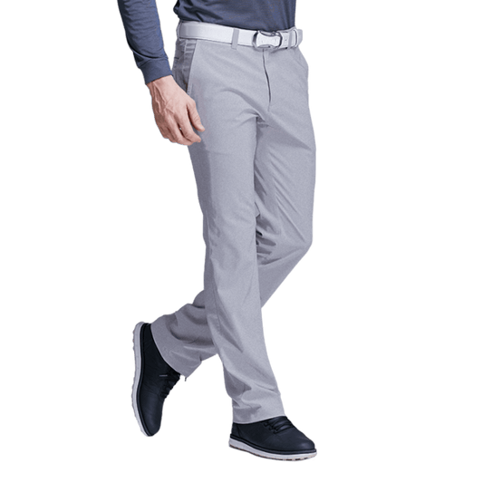 GoPlayer elastic waist quick-drying golf trousers (plain light gray)