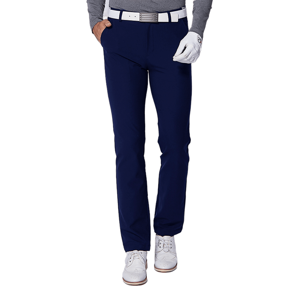 GoPlayer elastic waist autumn and winter golf trousers (navy blue)