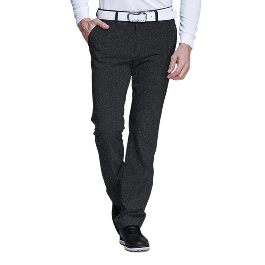 GoPlayer elastic waist quick-drying golf trousers (black plaid)