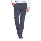 GoPlayer彈性腰圍快乾高爾夫長褲(灰格紋)