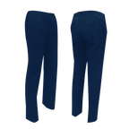 GoPlayer メンズ ゴムウエスト ゴルフ パンツ (ダークブルー)