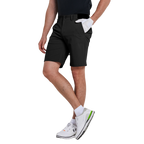 GoPlayer メンズ ストレッチウエスト 速乾 ショートパンツ (ブラック) 2026