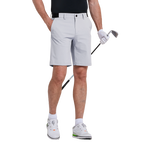 GoPlayer男彈性腰快乾短褲(淺灰)2026