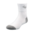 GoPlayer メンズ 竹炭エアクッション ミッドチューブ スポーツ ソックス ホワイト