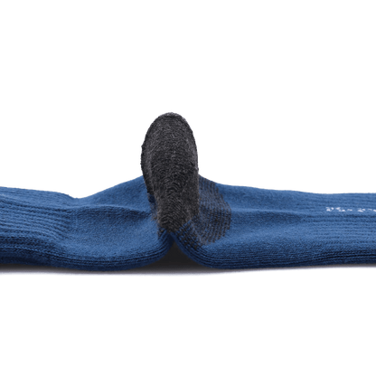 GoPlayer Men's Bamboo Charcoal Air Cushion Mid-tube Sports Socks Blue