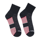 GoPlayer男細針竹炭踝上運動襪（黑）