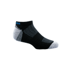 GoPlayer Men's Bamboo Charcoal Air Cushion Sports Ankle Socks (Black)