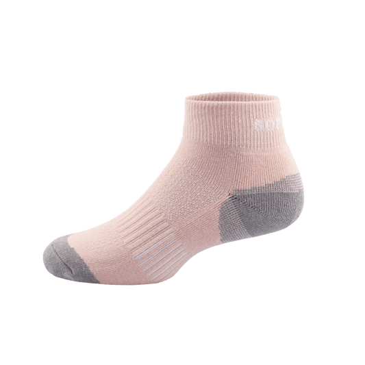 GoPlayer women's bamboo charcoal ankle sports socks (pink)